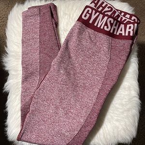 Gymshark Flex Leggings Burgundy/Maroon Size Large